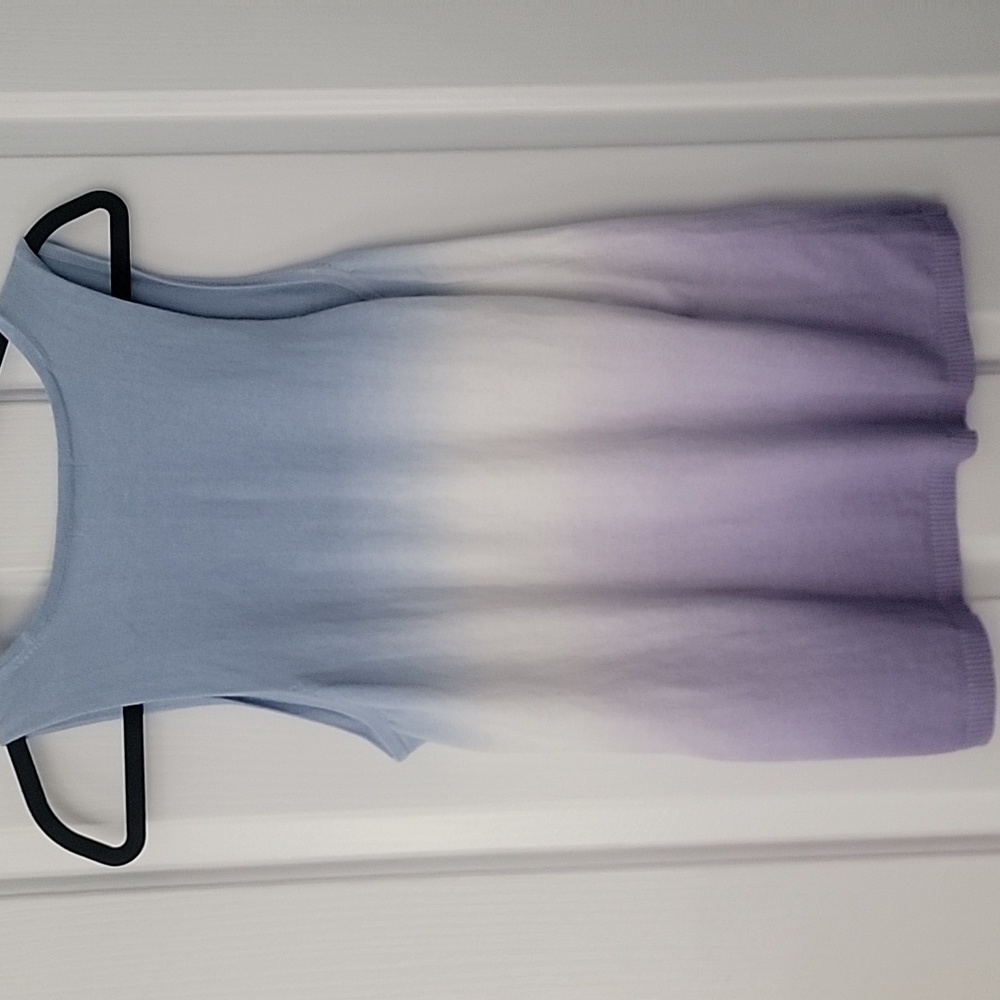 Johnny Was Dip Dye Blue Wide Leg Pants Tank Top Shirt Sweater Small S Outfit JW - Picture 3 of 9